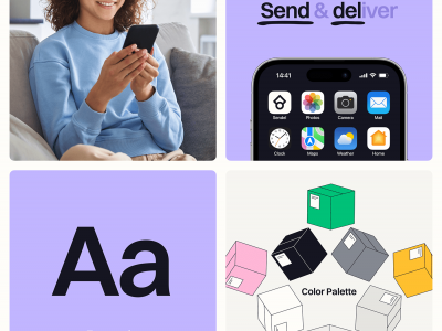 Sendel - Package delivery app design concept