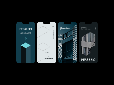 Persério's Isometric Branding and Visual Identity