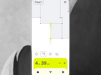 Fresh and elegant UI & UX concept for interior design enthusiasts