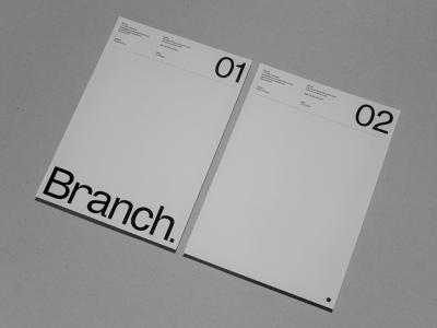 Thought & Found's exquisite brand and visual identity for Branch