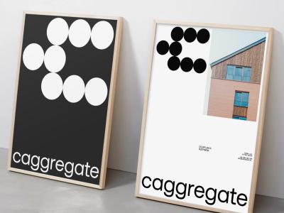 Brand identity with elegant and minimalist look for Caggregate