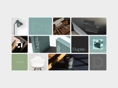 Dupla’s Minimalist and Brutalist Branding and Visual Identity