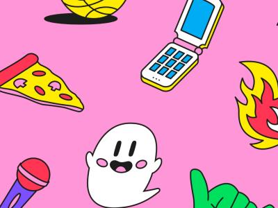 Brand identity for app messaging platform Ghost