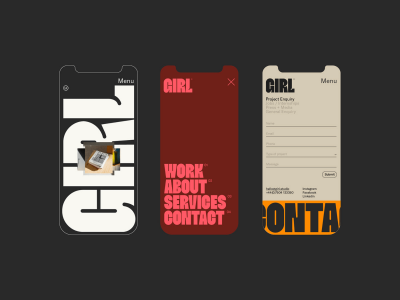 Exploring GIRL's Bold Branding and Visual Identity Design