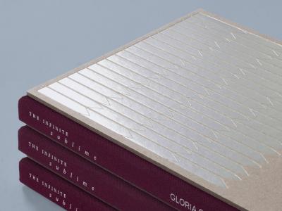 Editorial design — Gloria Cortina, The Infinite Sublime