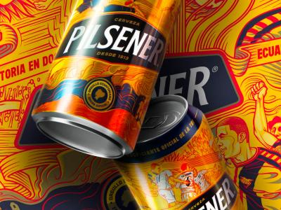 Branding for Ecuador, Pilsener World Edition Qatar 2022
