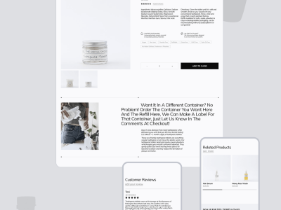 Refill Shoppe’s Web Design: A Minimalist UI for Sustainability