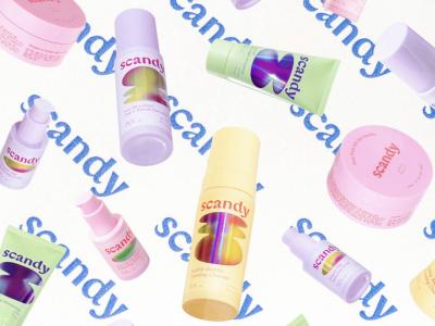Sweet Scandy Skincare Branding and Packaging Design