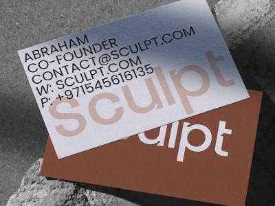 Branding and Visual Identity for SCULPT Architects