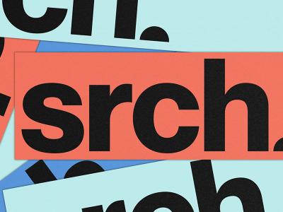 Bold Branding and Visual Identity: Srch by Studio Mast
