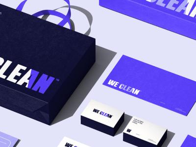Modern Simplicity in Branding: We Clean’s Visual Identity
