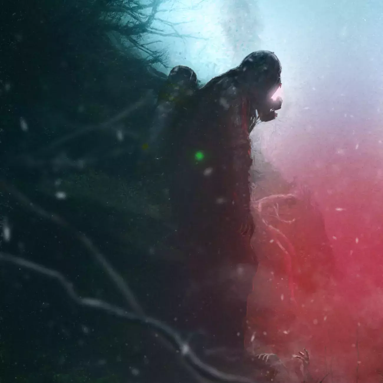 I am alone — Illustration by Denis Fischer