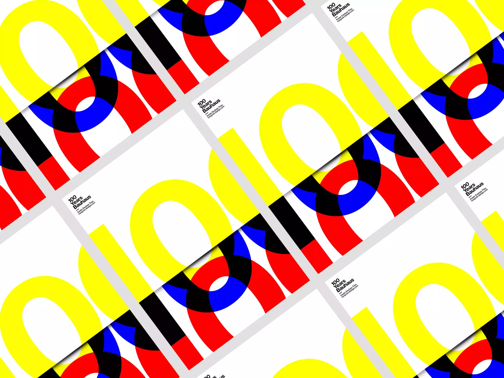 Poster Design Collection - 100 Years Bauhaus