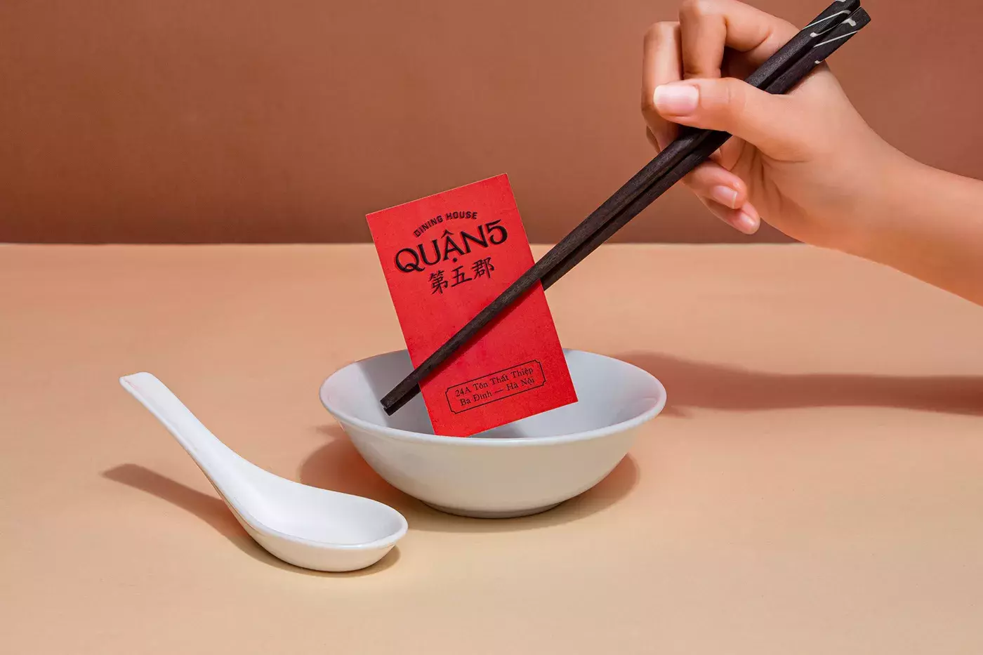 Branding for Quan 5 Dining House in Hanoi, Vietnam