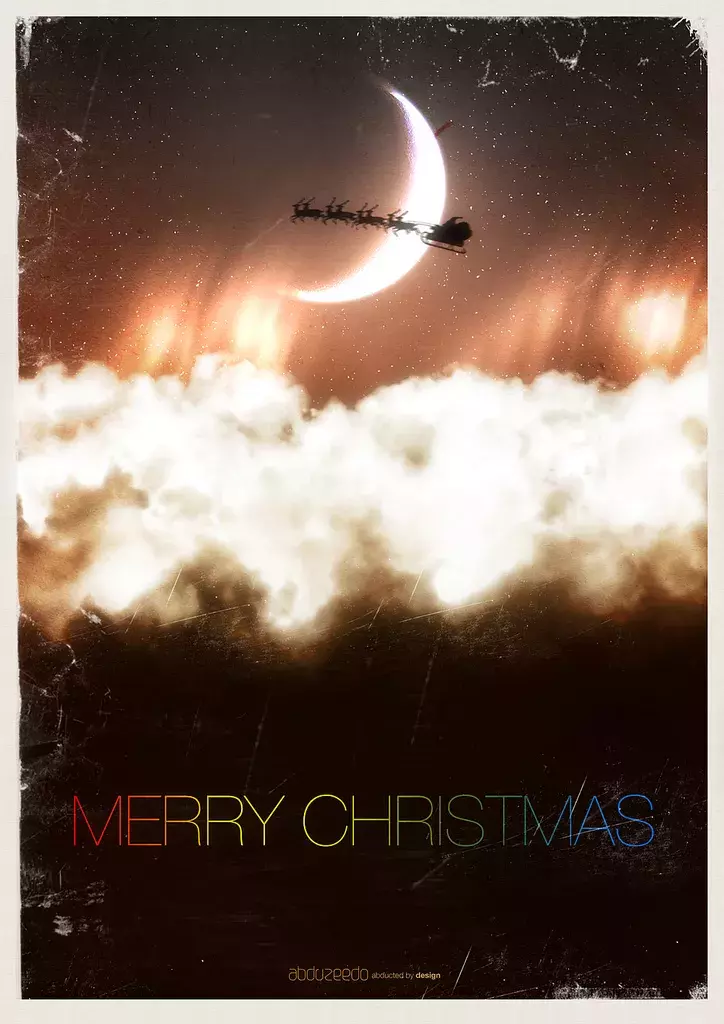 Beautiful Fluffy Clouds in Photoshop - Christmas Tutorial