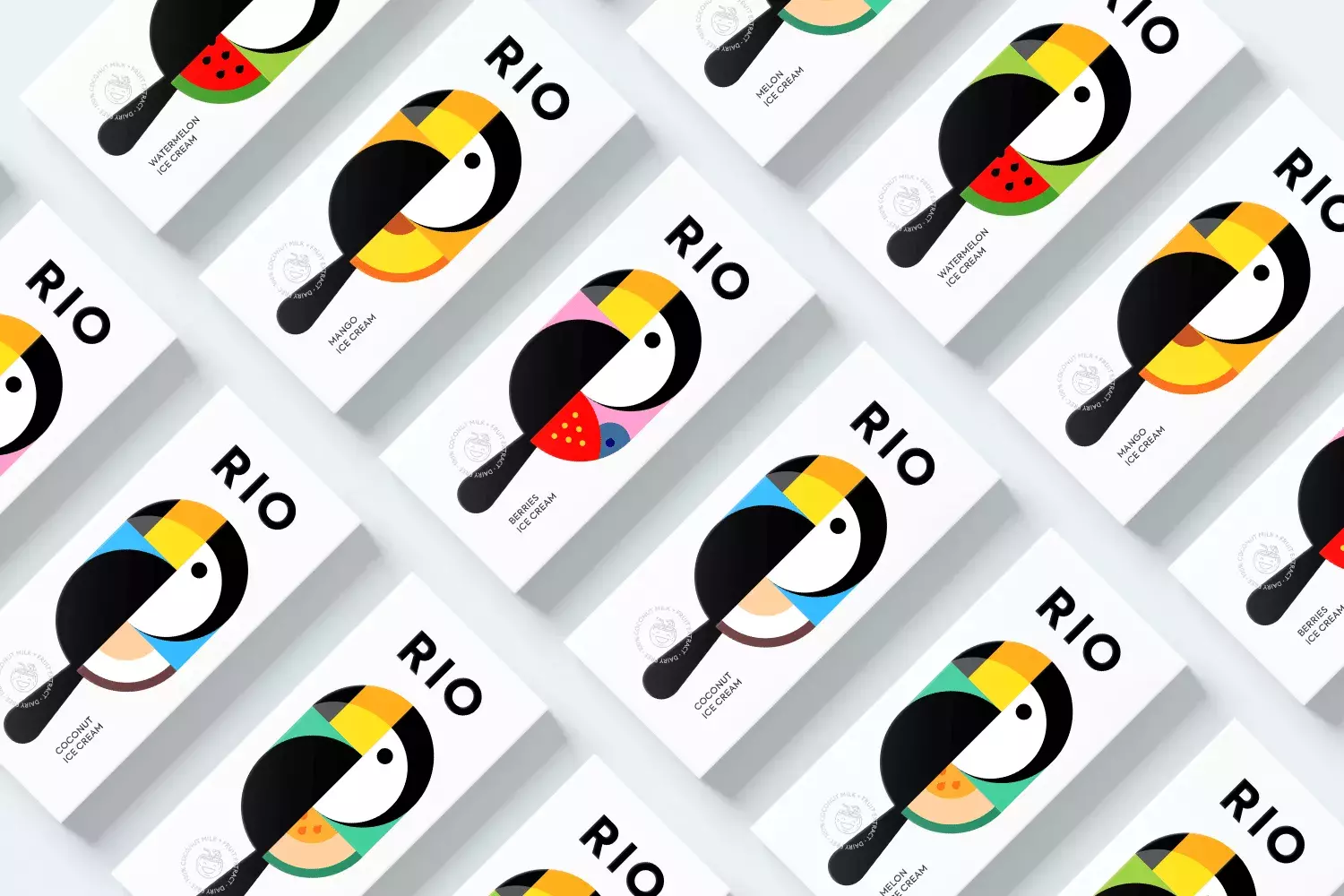 Yummy & Sunny Branding for Ice Cream yeah you’re right Ice Cream