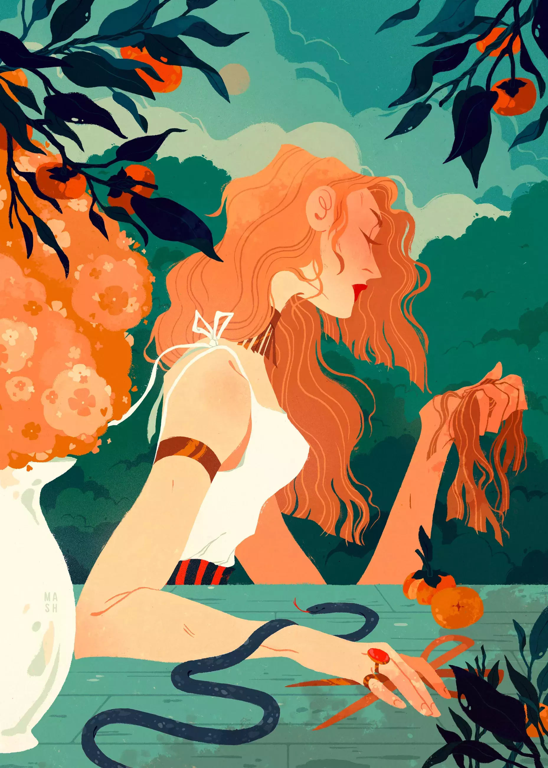 Virago-Inspired Illustrations by Samantha Mash