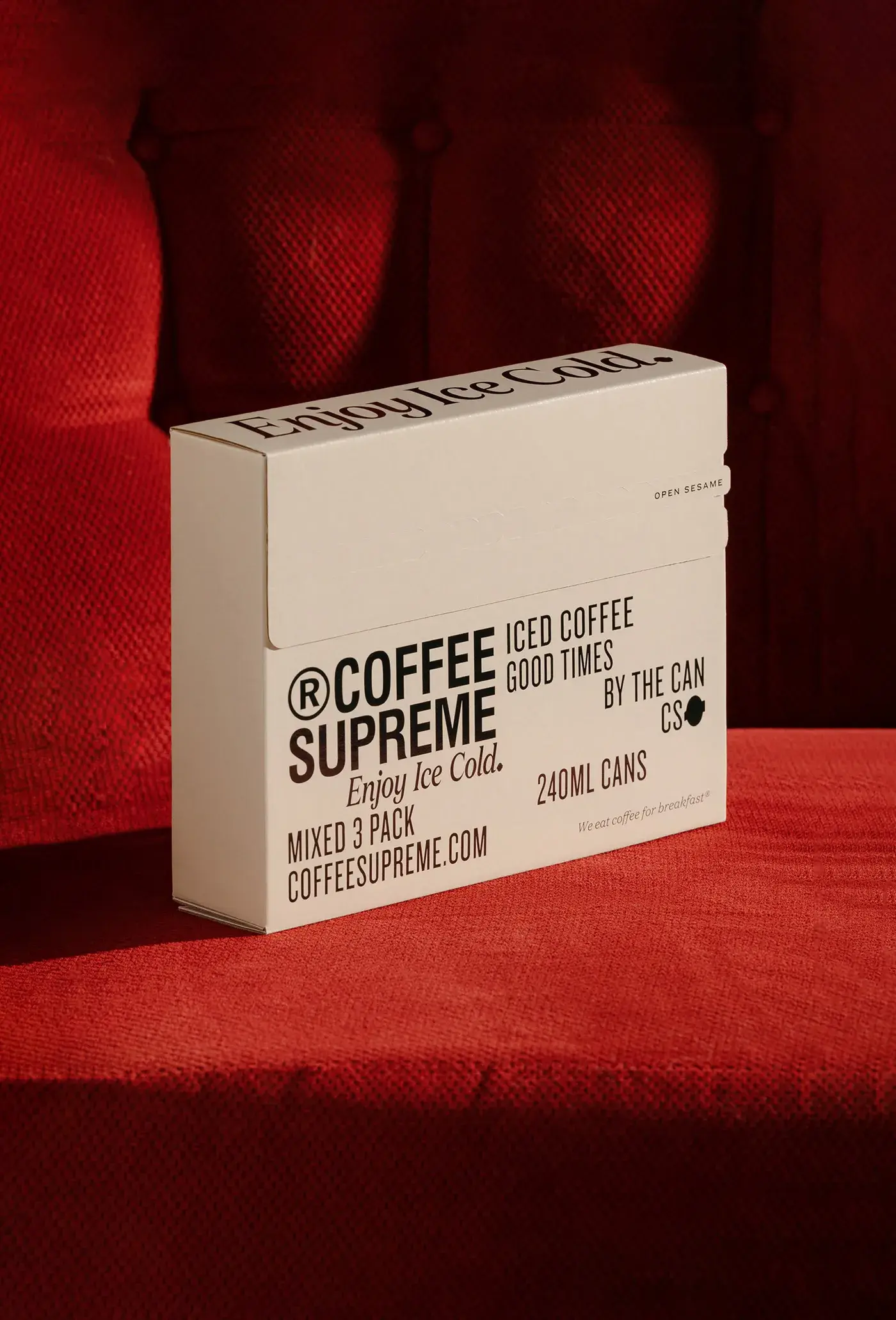 Think Packaging®'s packaging design for Supreme Coffee's iced cans