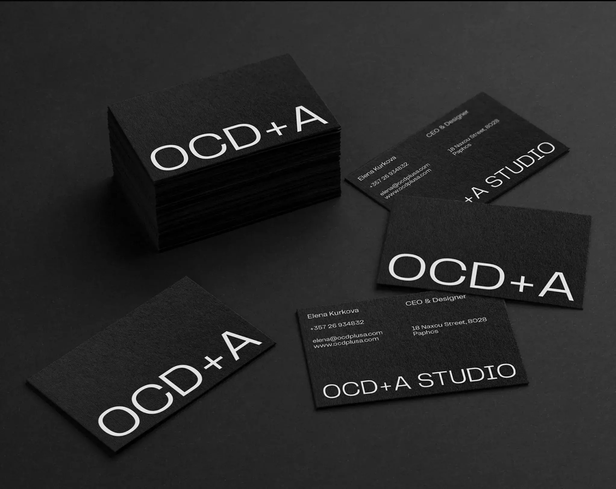 OCD+A STUDIO Branding and Visual Identity