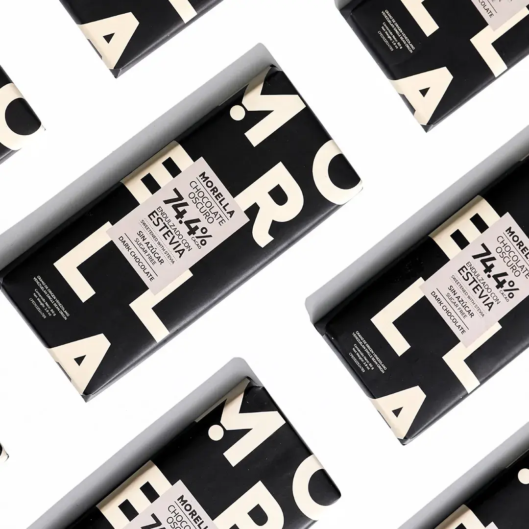 Delicious brand identity and packaging design for chocolate co.