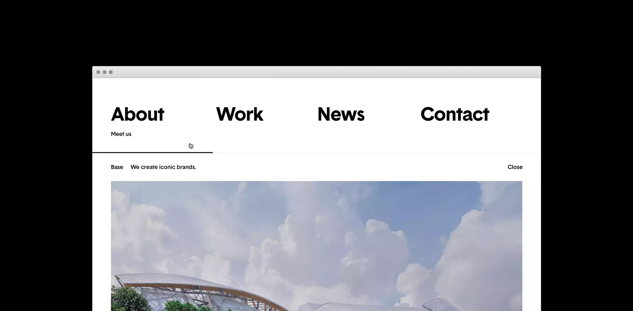 Minimalist Web Design Inspiration: Base