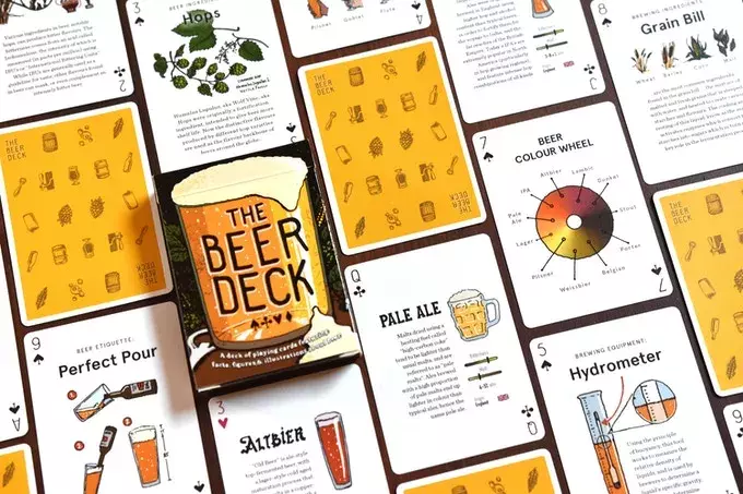 The Beer Deck - Hand Illustrated Facts About Your Favorite Frosty Beverage