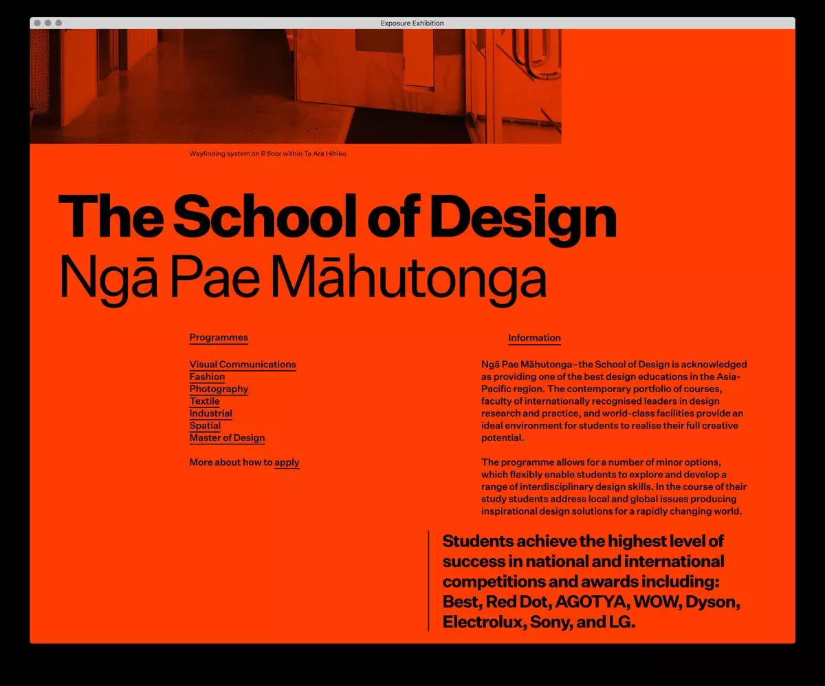 Super Editorial Web Design for Exposure