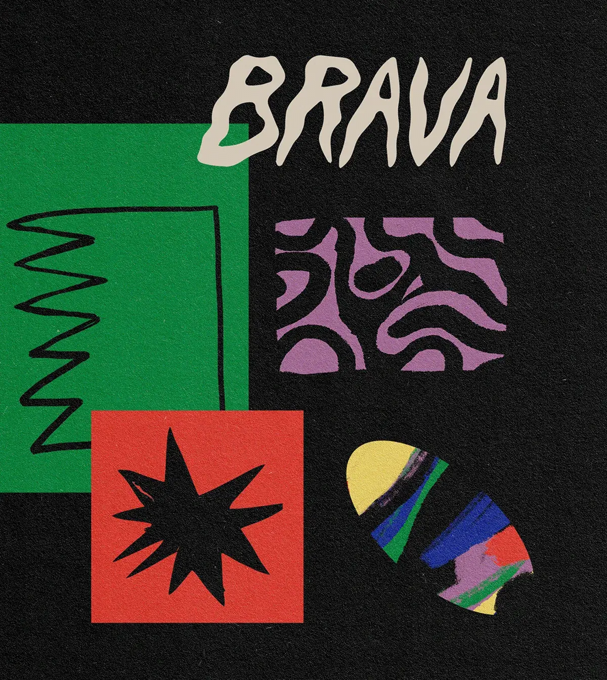 Visual Identity for Brava, platform to amplify voices, a safe and welcoming place.