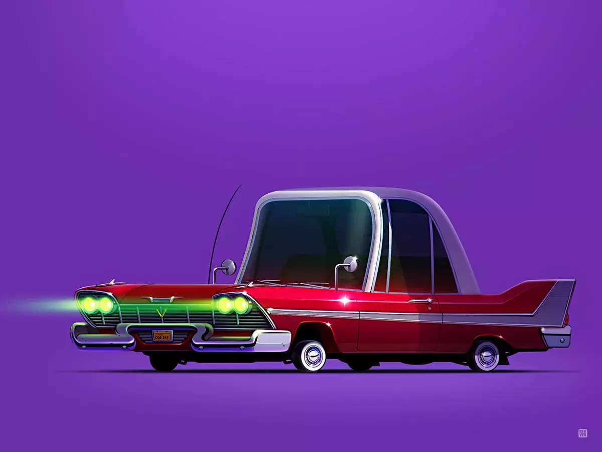 Iconic Movie Cars by Servin Seidaliev