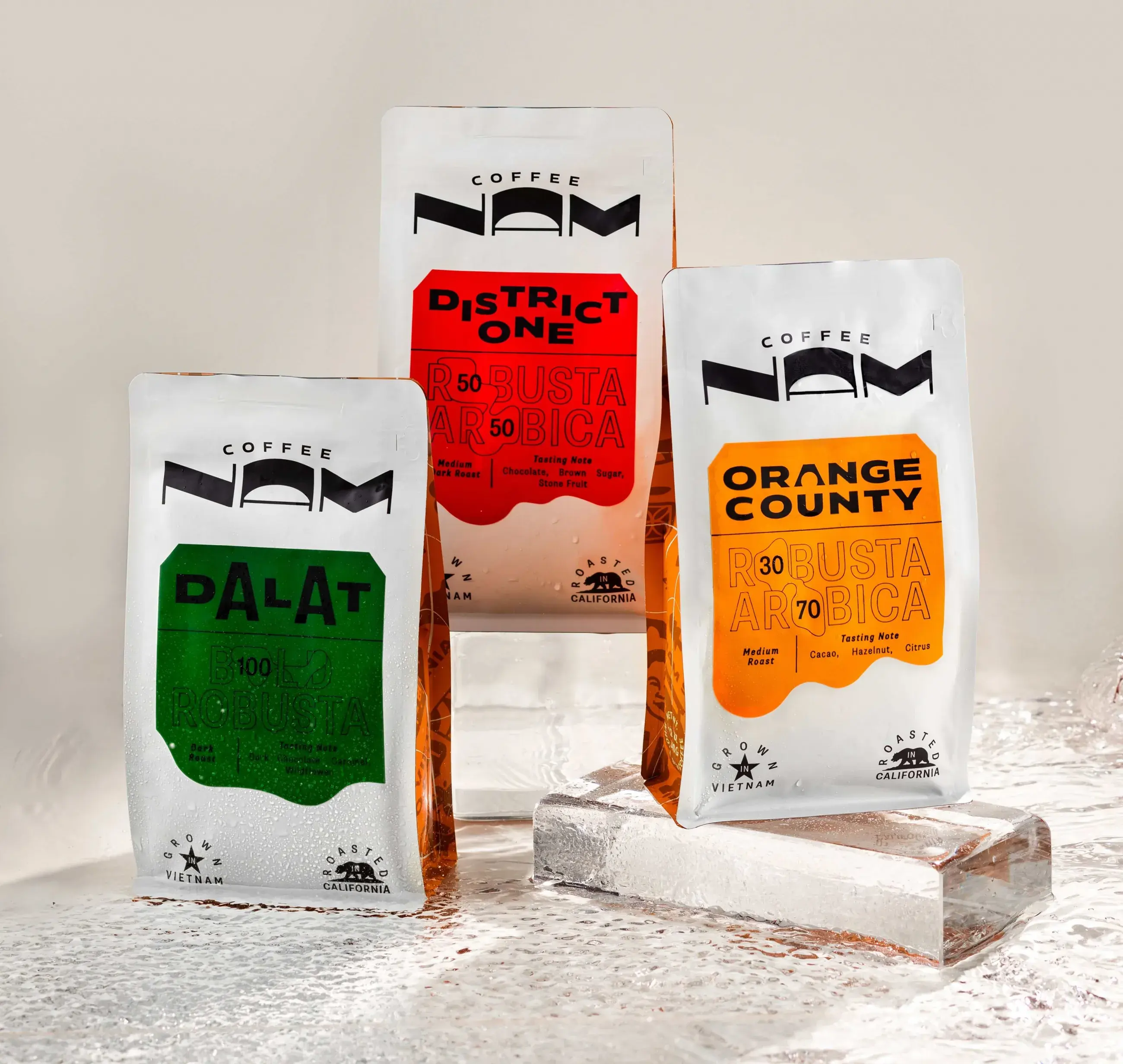 Branding & Packaging Design for NAM Coffee