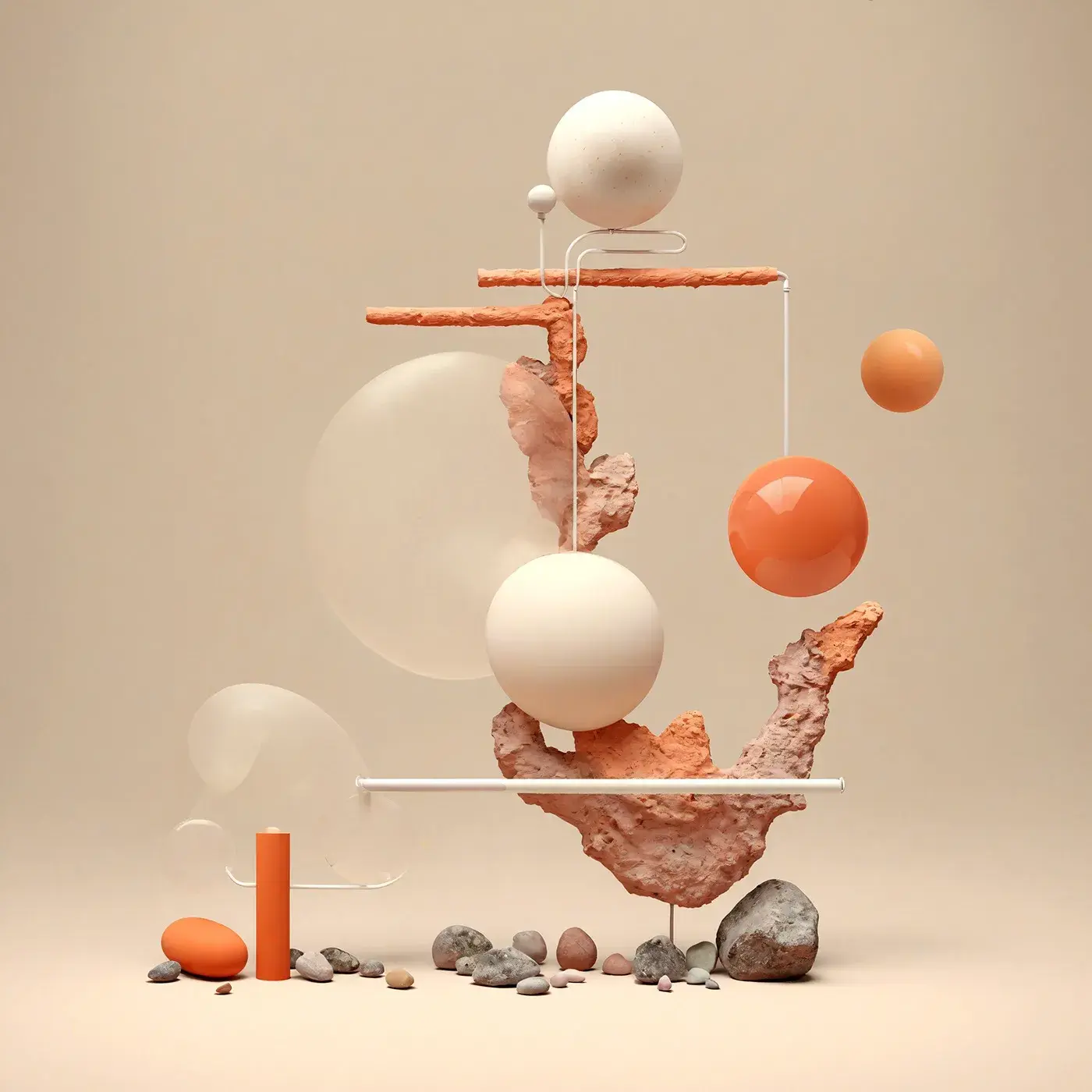 Abstract Nature: A Journey Through 3D Illustration