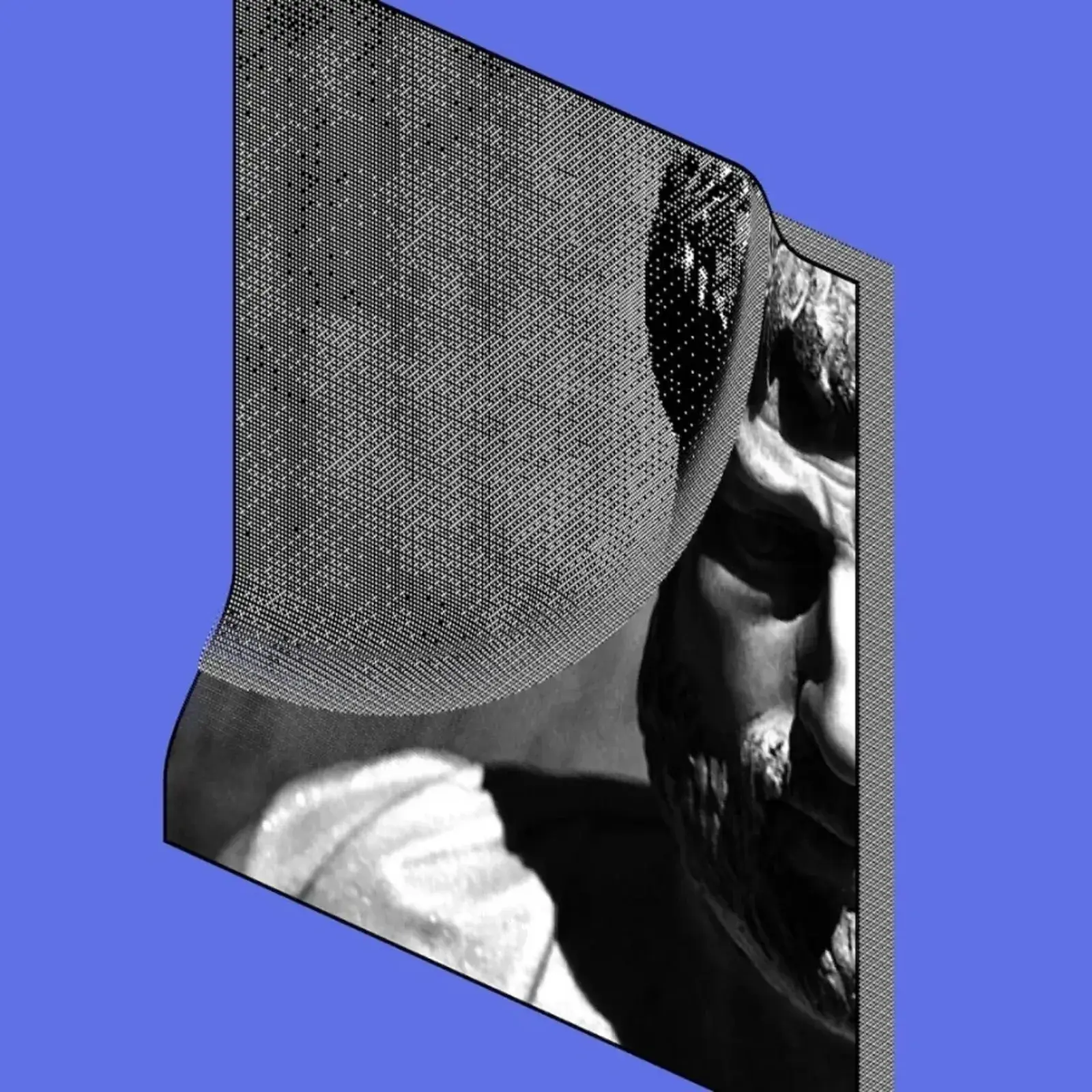 Three.js dithering visualization with 160,000 animated cubes by Damar Aji Pramudita