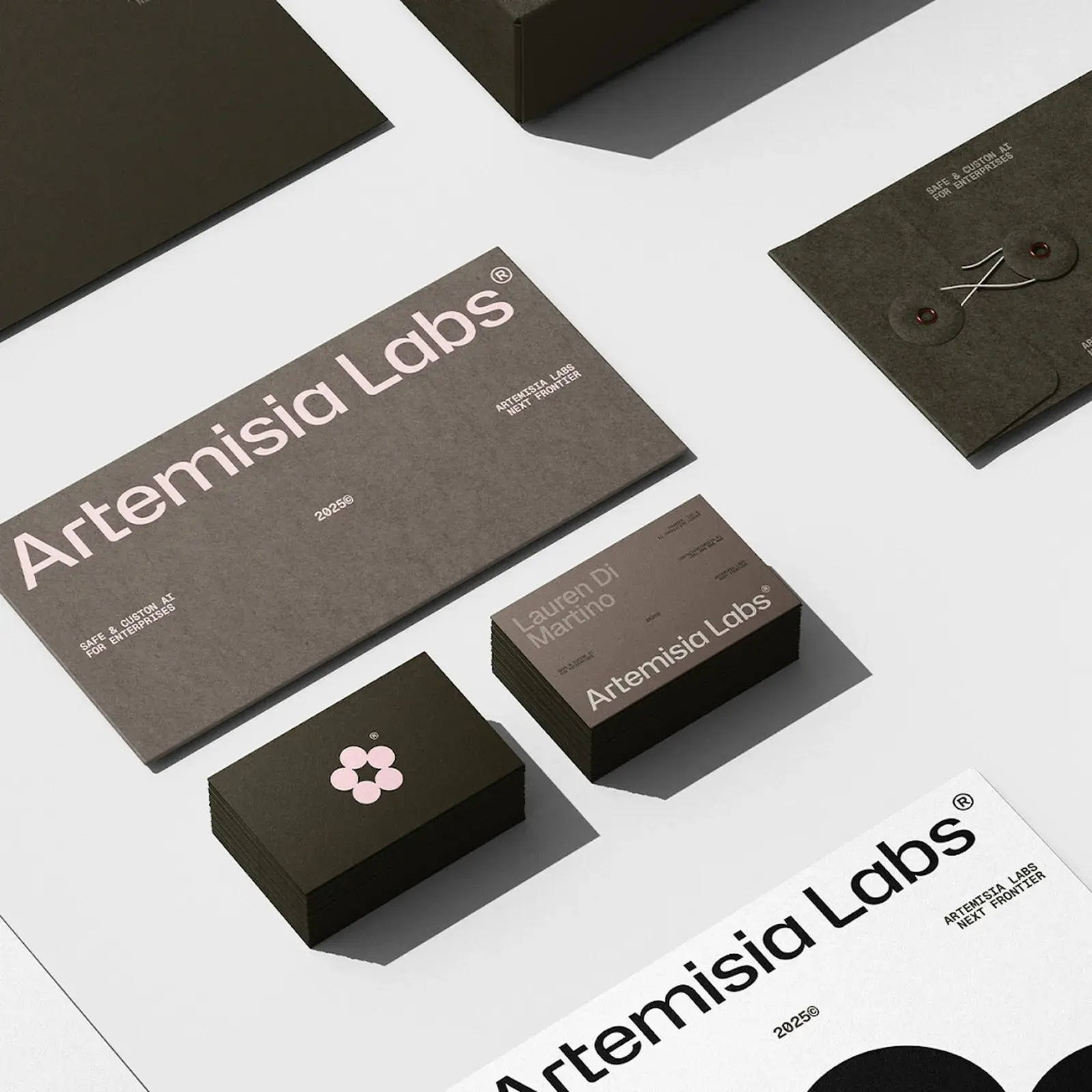 Artemisia Labs AI branding identity by ROCHA Branding