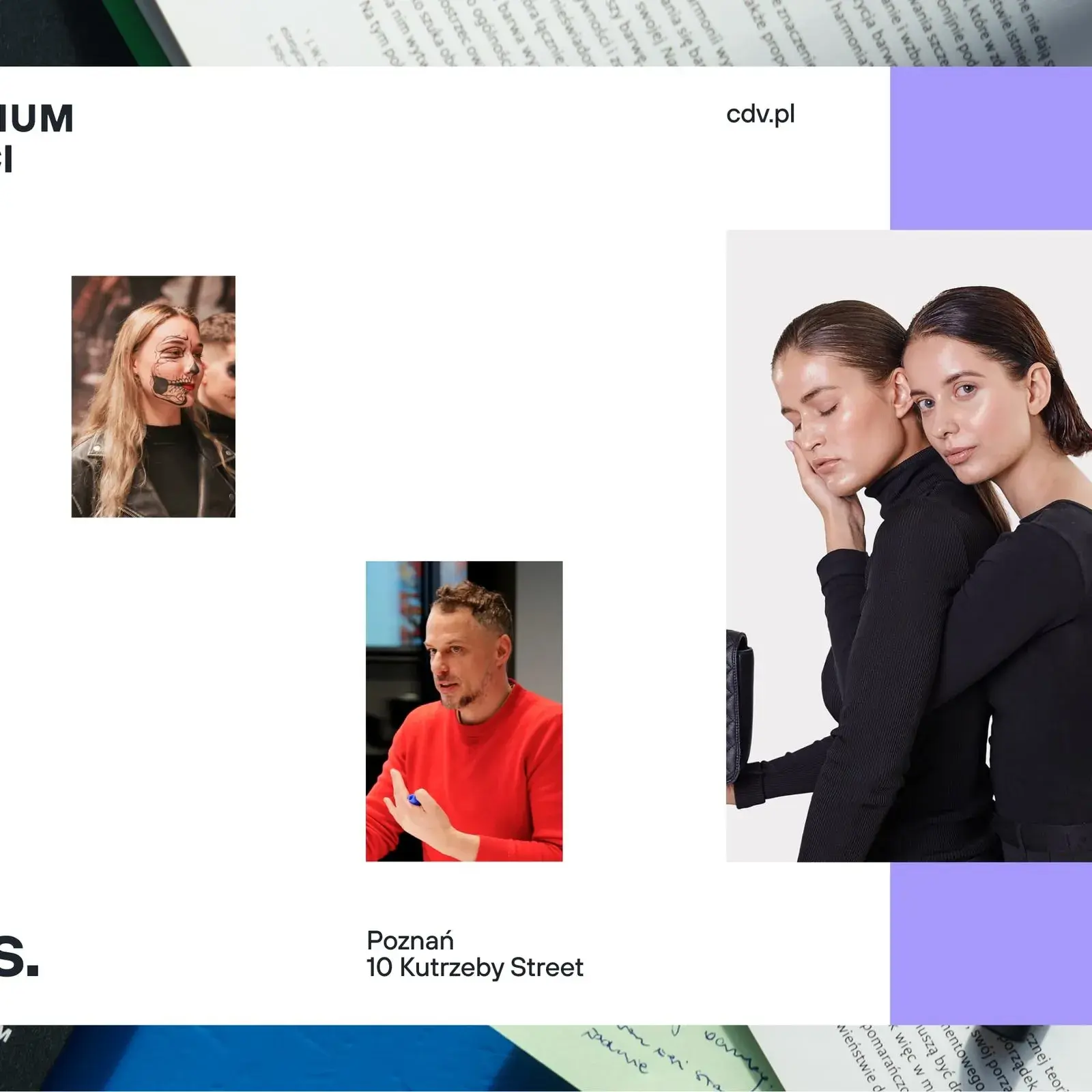 Collegium da Vinci brand identity by Uniforma studio Poznan Poland