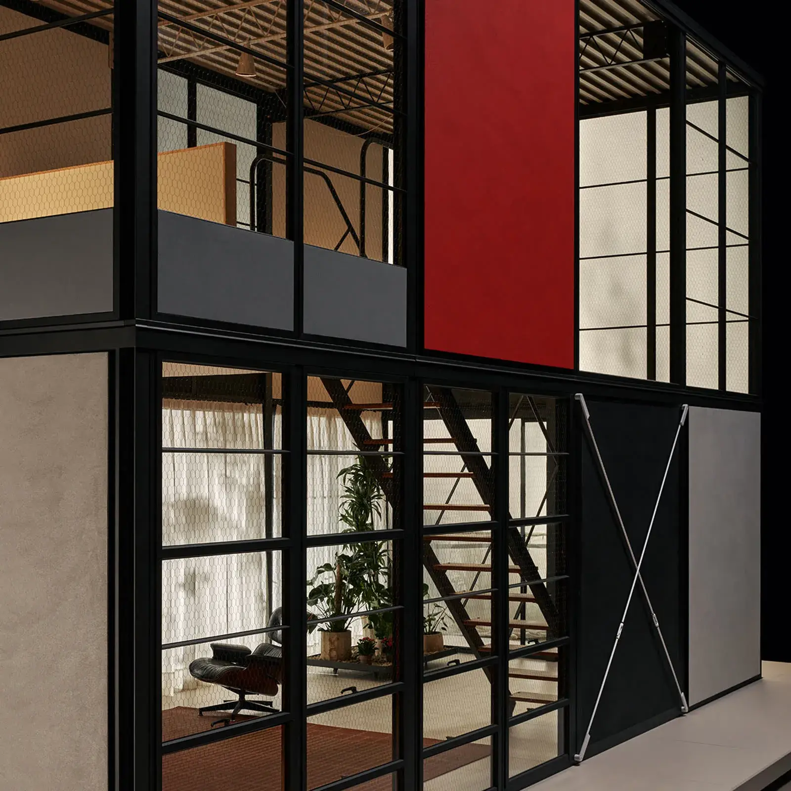 Eames Pavilion System by Kettal modular steel-frame pavilion exterior