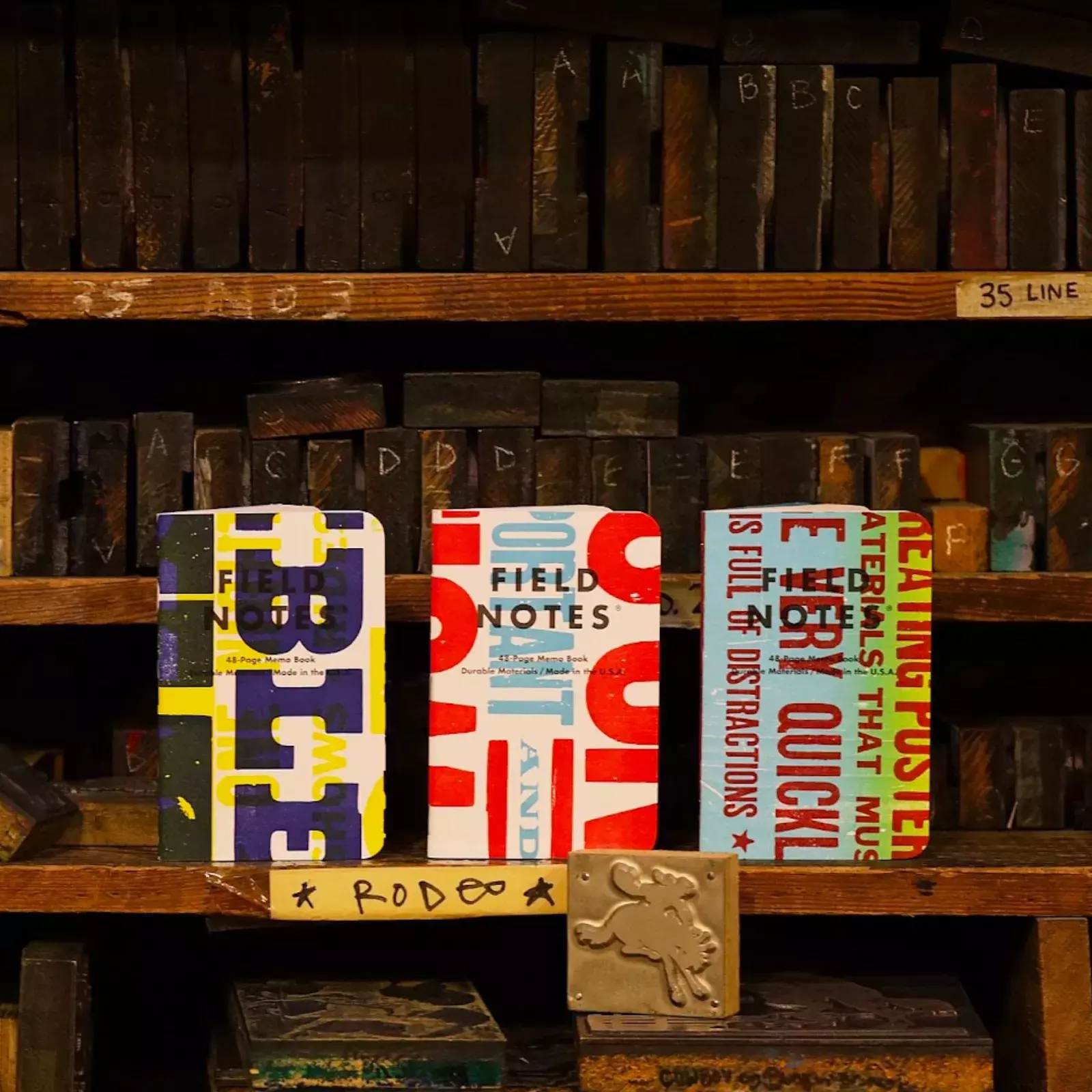 Field Notes and Hatch Show Print Come Together For Unique Letterpressed Memo Books