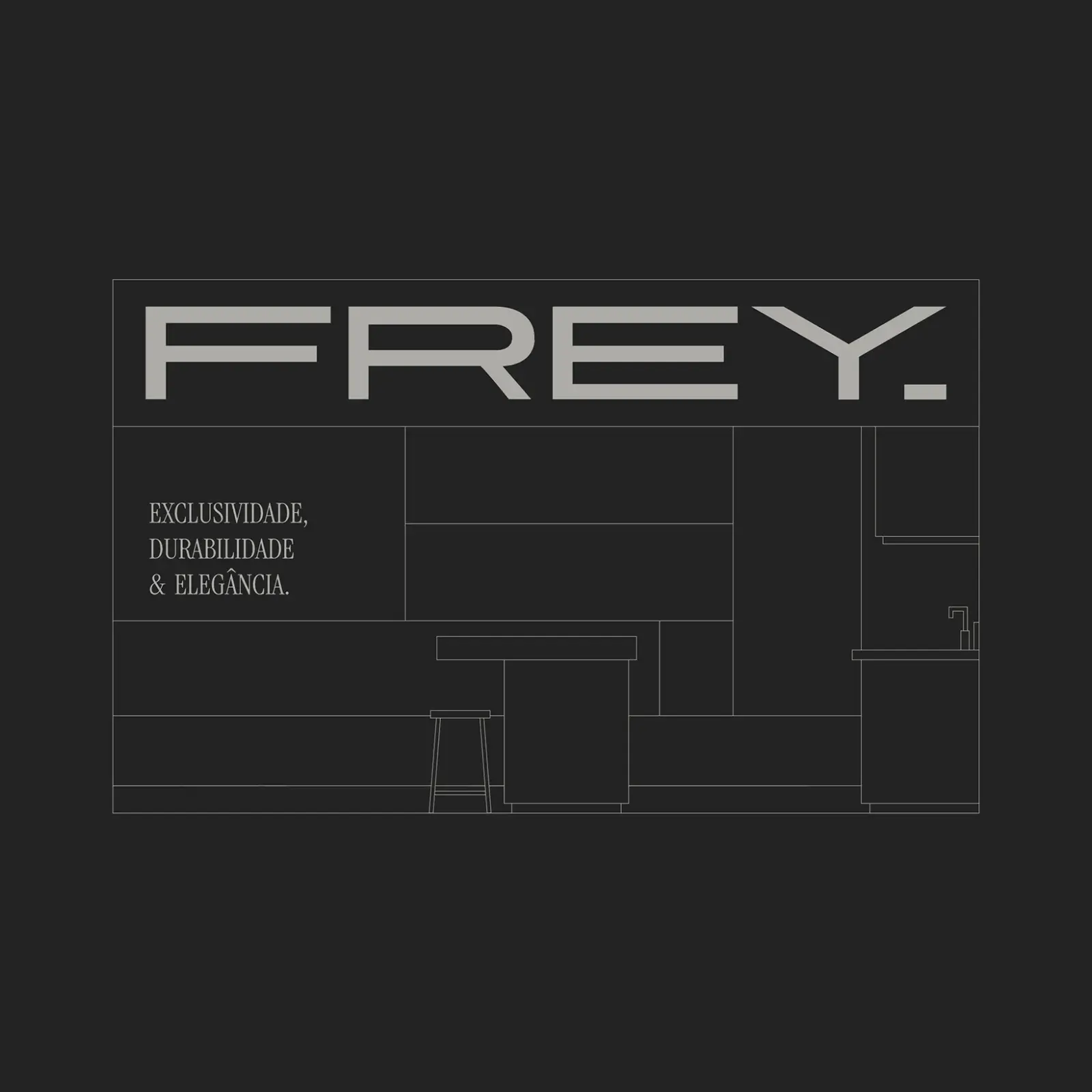 FREY’s High-End Furniture Branding Identity