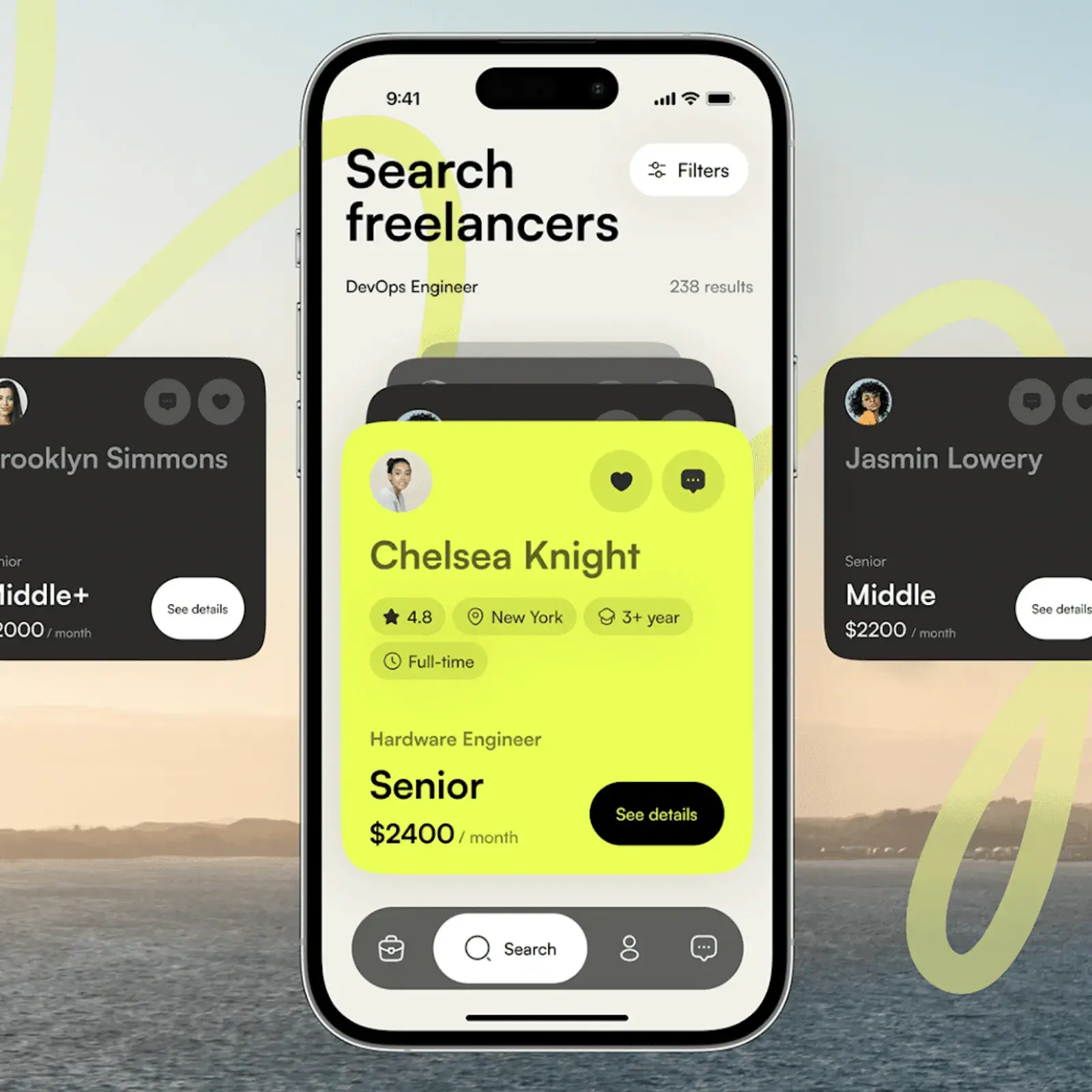 FlyHire App Design: Reimagining Freelance Marketplaces