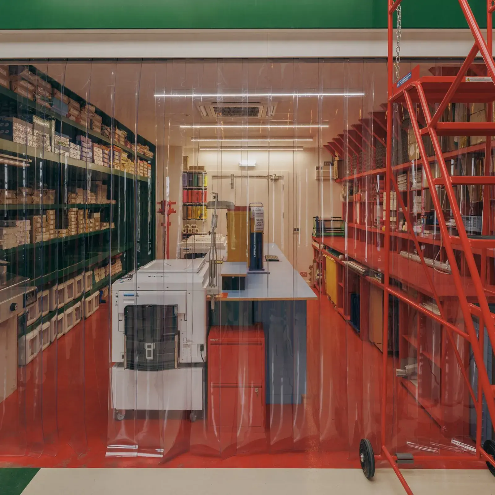 Gabriella Marcella risograph studio interior at Risotto Print Glasgow