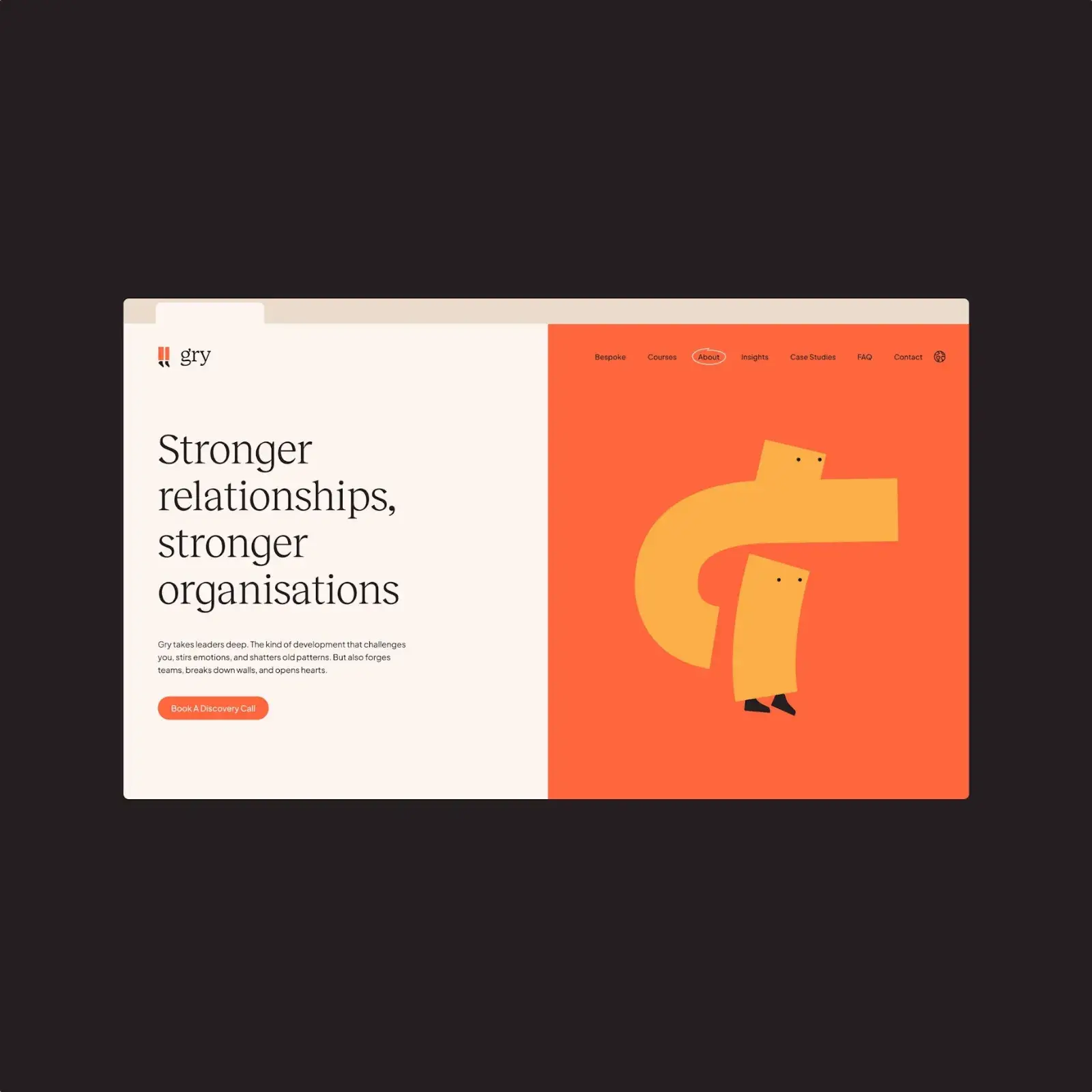 Humanizing Brand Identity Design for Gry Consultancy