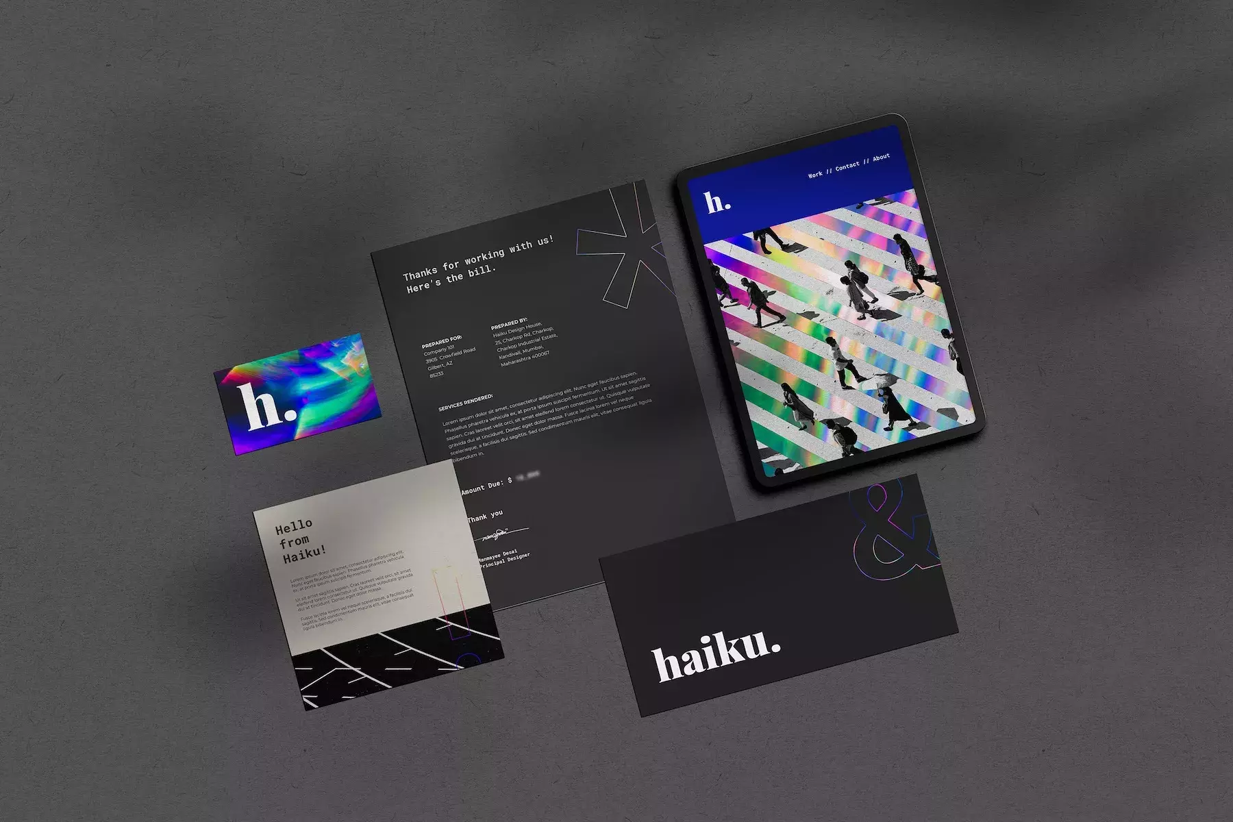 Branding and Visual Identity for Haiku Design House