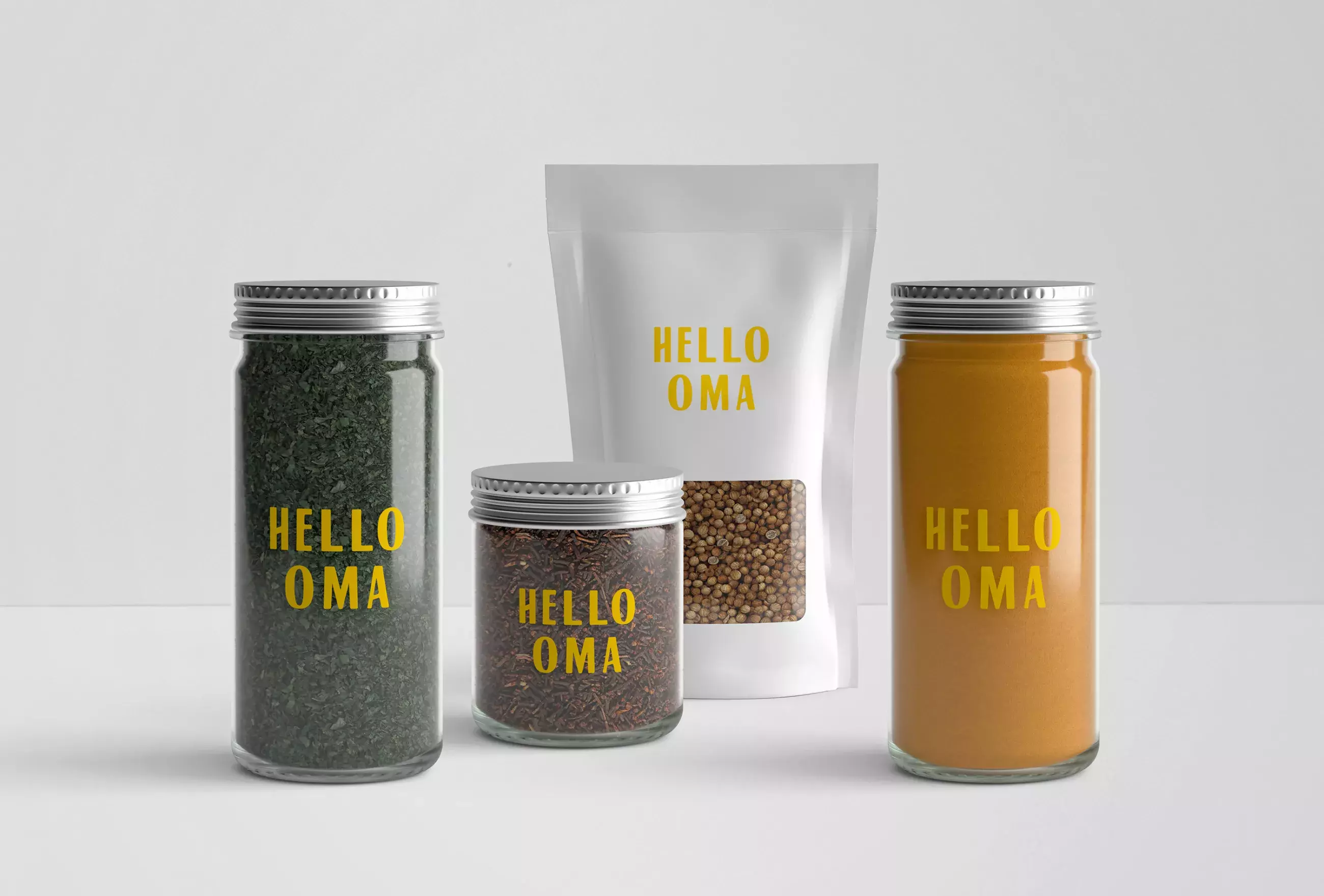 Hello Oma Seasonal Farmers Market  Visual Identity
