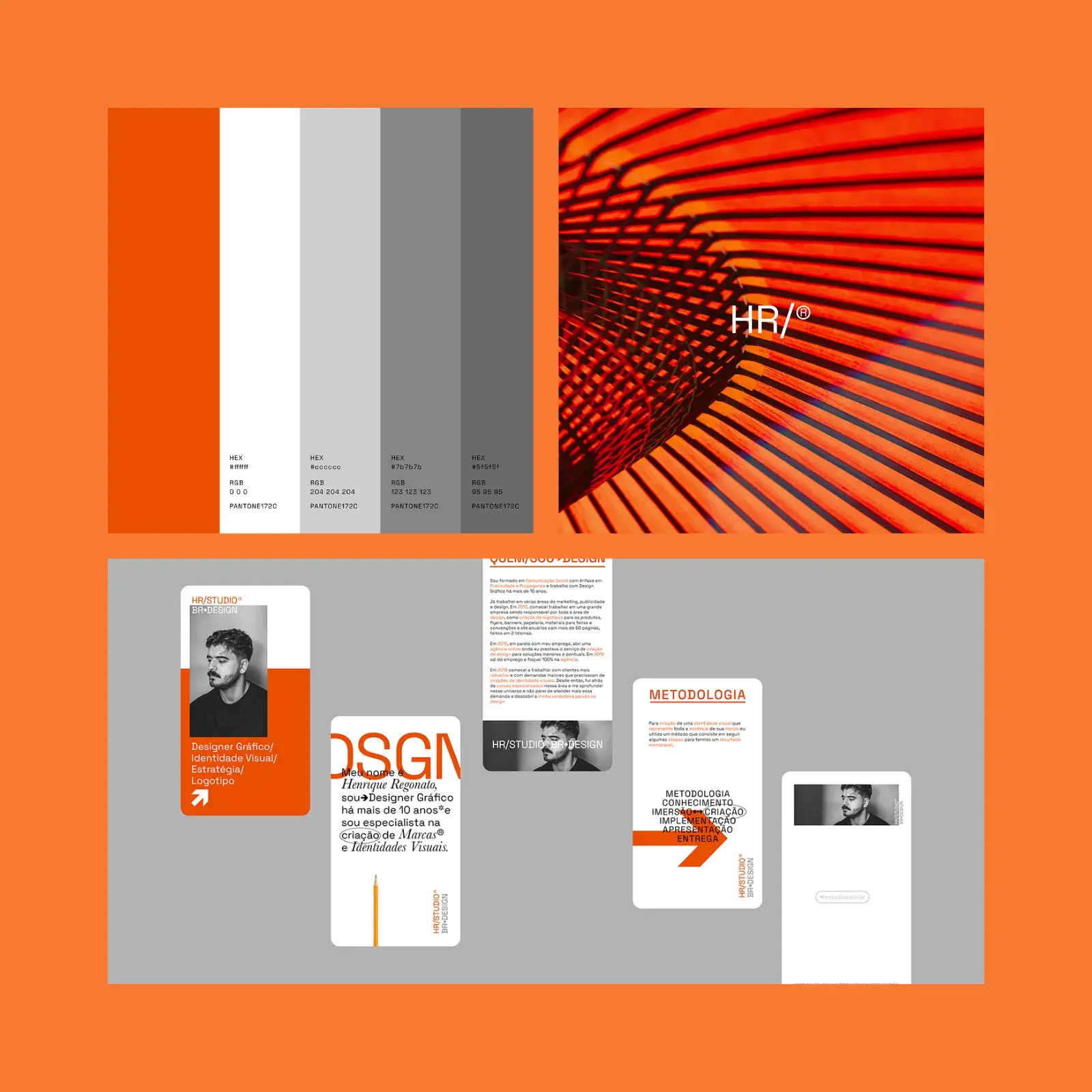 HR/STUDIO's Branding and Visual Identity by Henrique Regonato