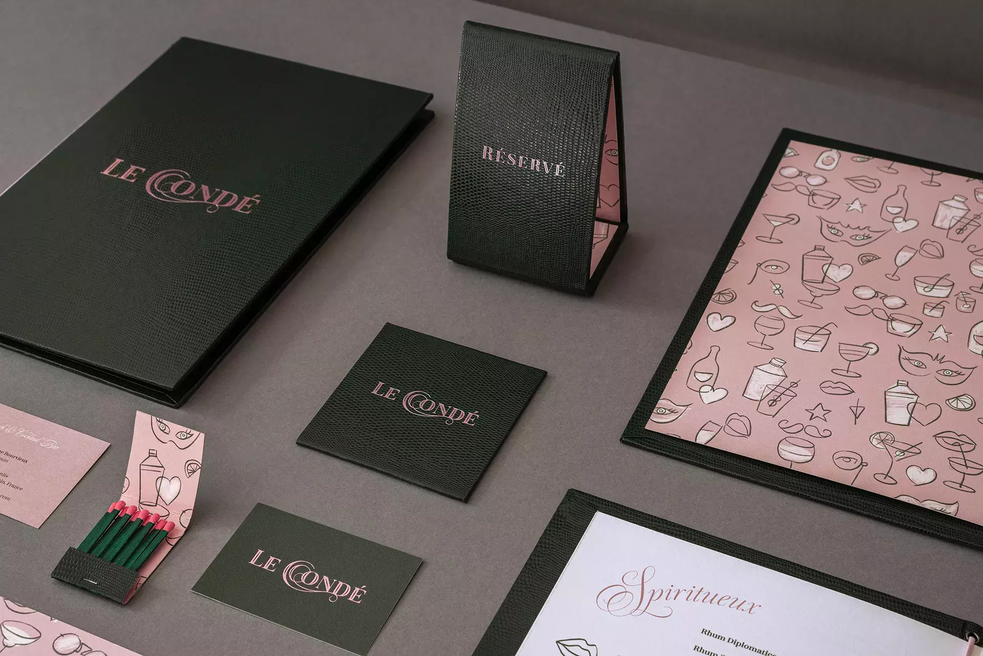 Le Condé, Punch & Cocktail Bar Branding