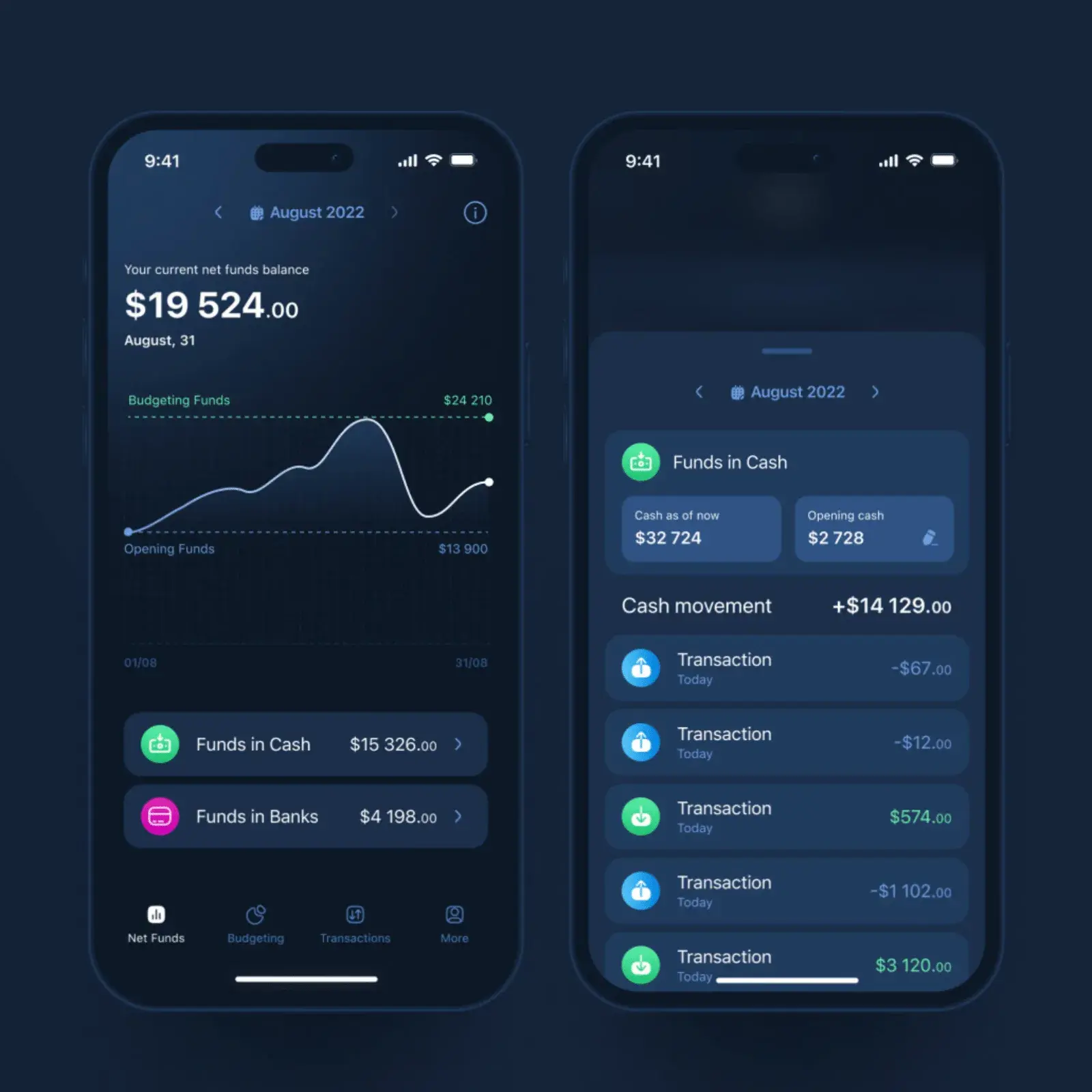 UI UX design for financial mobile app Monoboost 