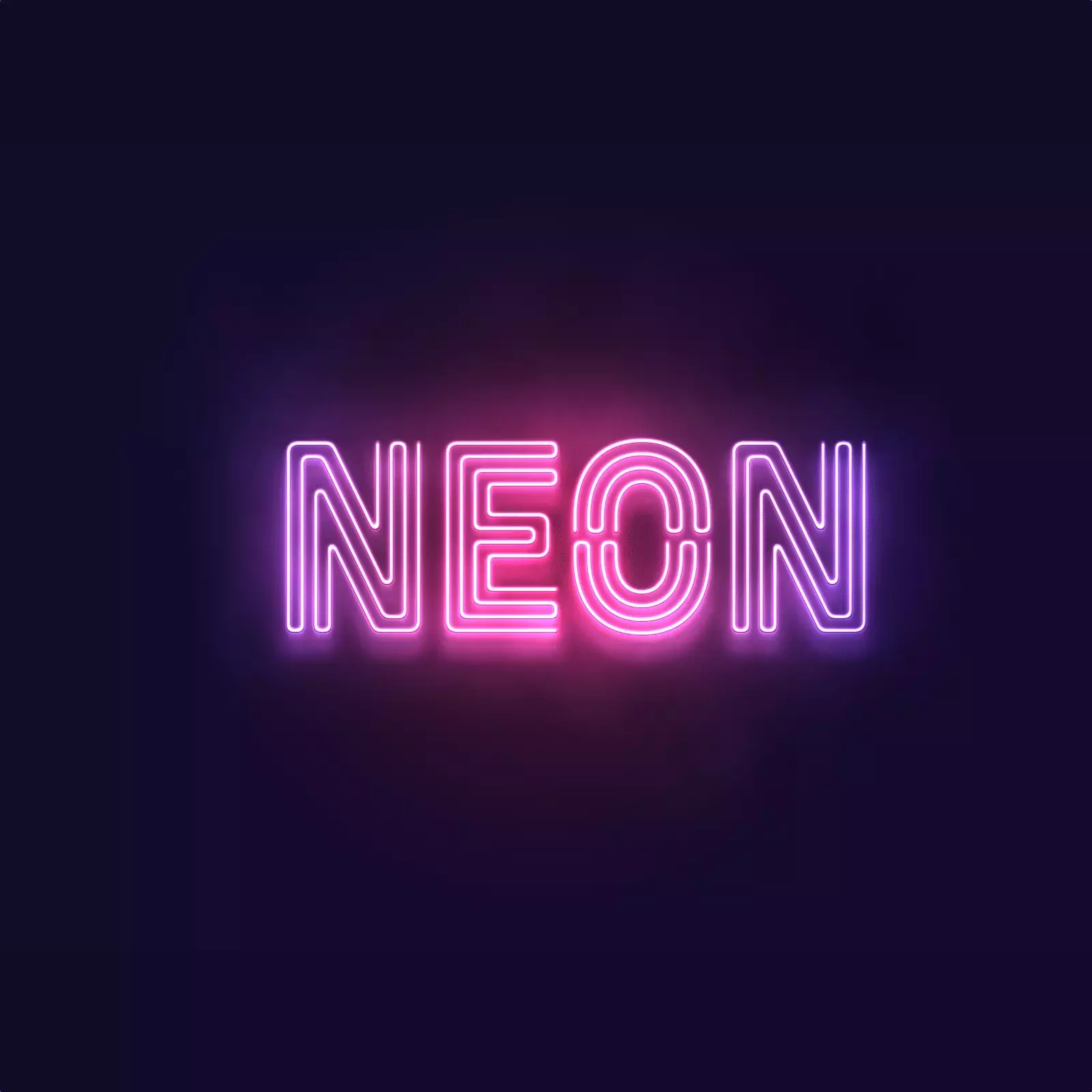 Neon light effect in Photoshop [revisited]