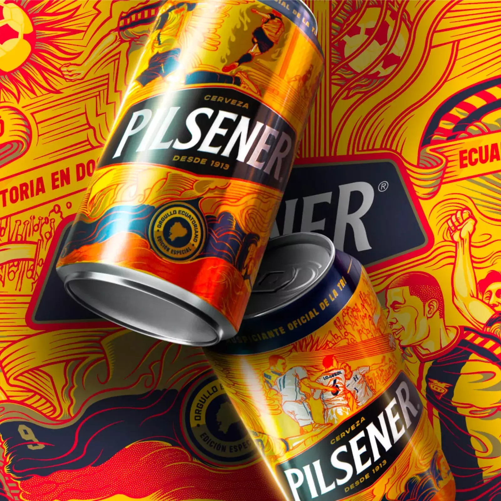 Branding for Ecuador, Pilsener World Edition Qatar 2022