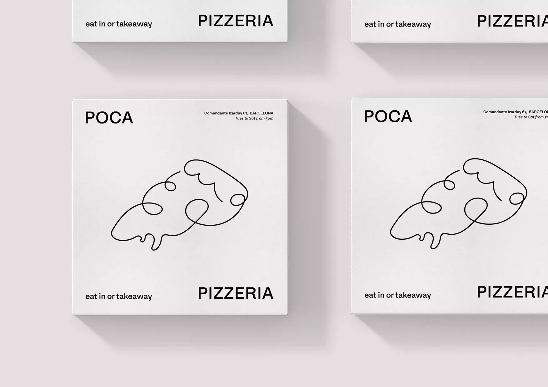 Poca Pizzeria Branding Inspired by Picasso