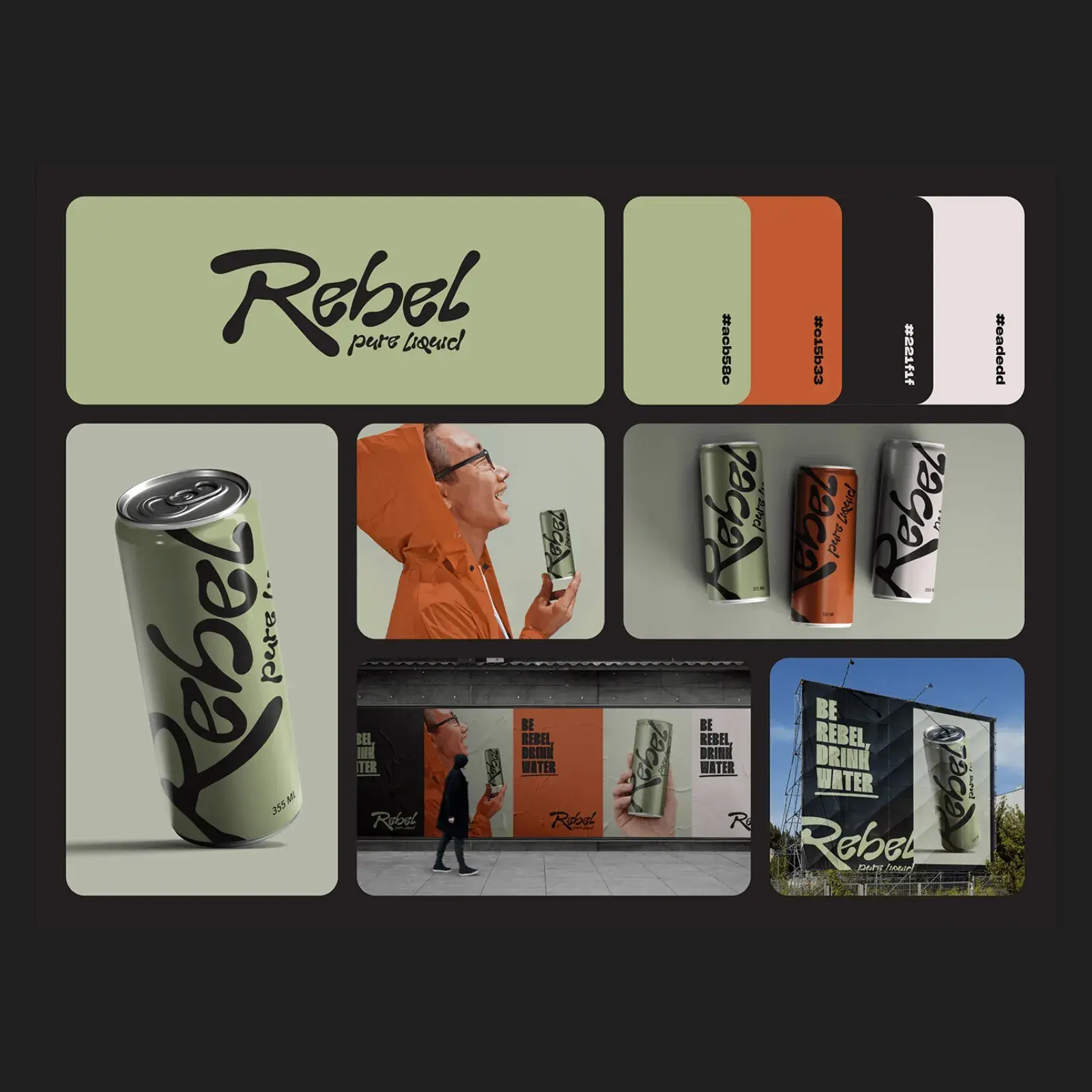Branding and Visual Identity of Rebel Water Unveiled