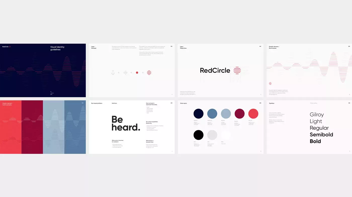 Elegant Branding Work for Red Circle by Oddone